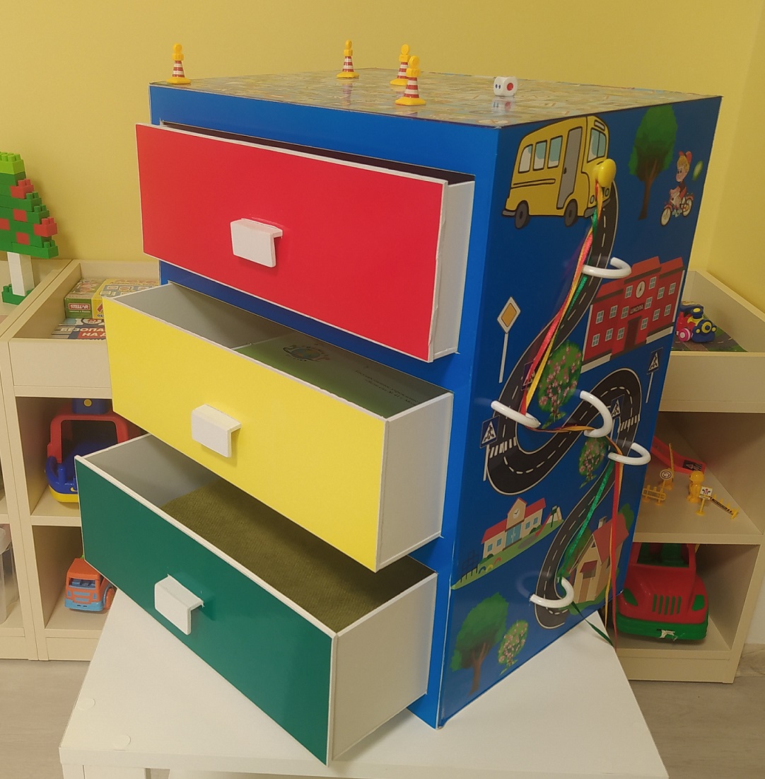 шкаф для пособий для детского сада